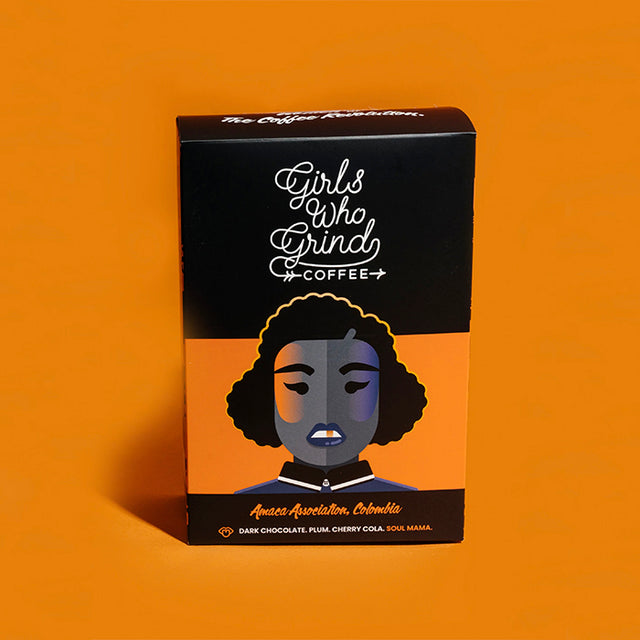 Girls Who Grind Coffee - Amaca Association Columbia