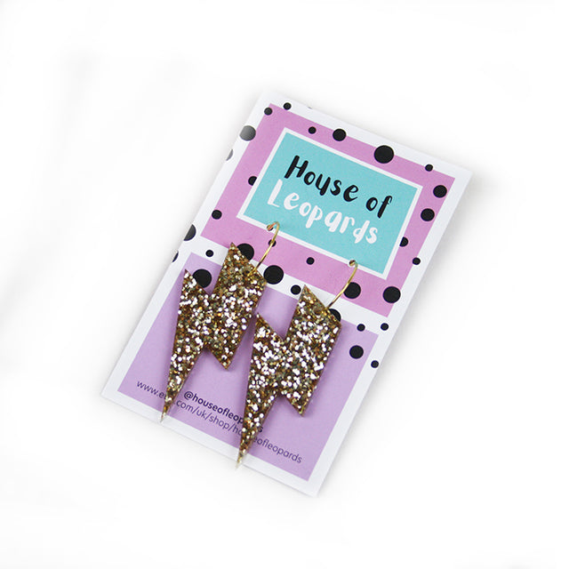 House of Leopards Medium lightening bolts